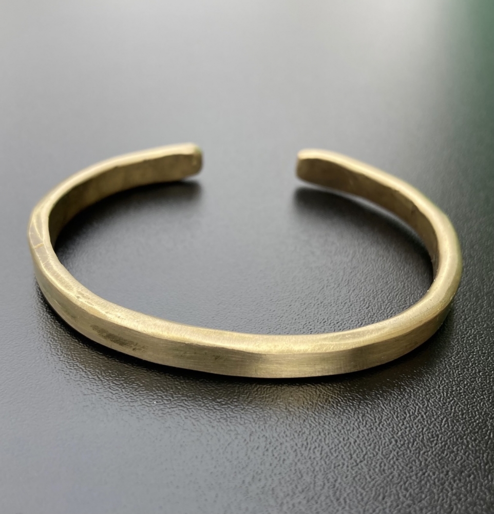 KRYSL GOODS HAMMERED BRASS CUFF BRACELET No.44 : Krysl Goods