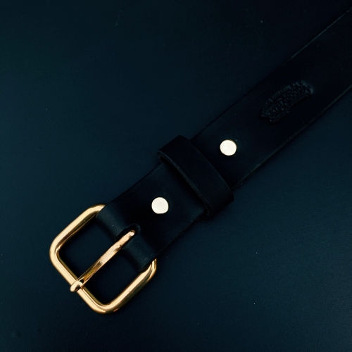 KRYSL GOODS BELT RIVETED -V/BLACK