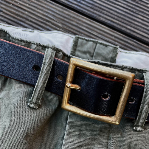 KRYSL GOODS HANDMADE BELT VZ.30-RB/BLACK