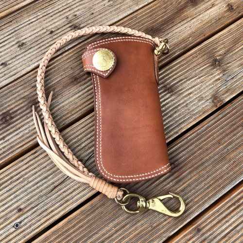 KRYSL GOODS HANDMADE WALLET ROPE VZ.54 VEGETABLE TAN