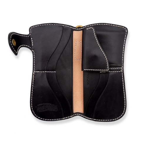 KRYSL GOODS HANDMADE WALLET VZ.62 BIFOLD BLACK  XLARGE