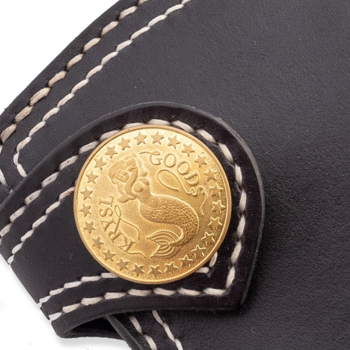KRYSL GOODS HANDMADE WALLET VZ.62 BIFOLD BLACK  XLARGE