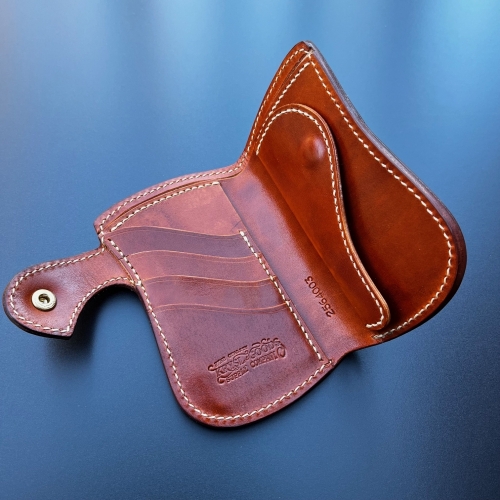 KRYSL GOODS HANDMADE WALLET VZ.64 BIFOLD SADDLE TAN LARGE