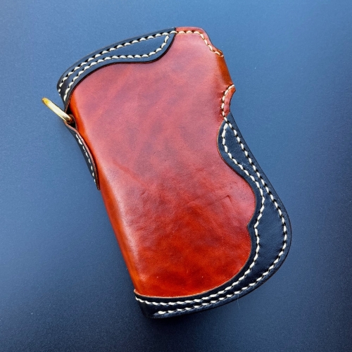 KRYSL GOODS HANDMADE WALLET VZ.64 BIFOLD SADDLE TAN LARGE