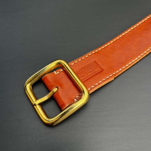 KRYSL GOODS HORSE HIDE HANDMADE BELT VZ.20-H/SADDLE TAN