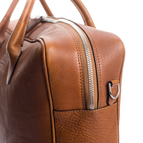 KRYSL GOODS LEATHER BRIEFCASE BROWN