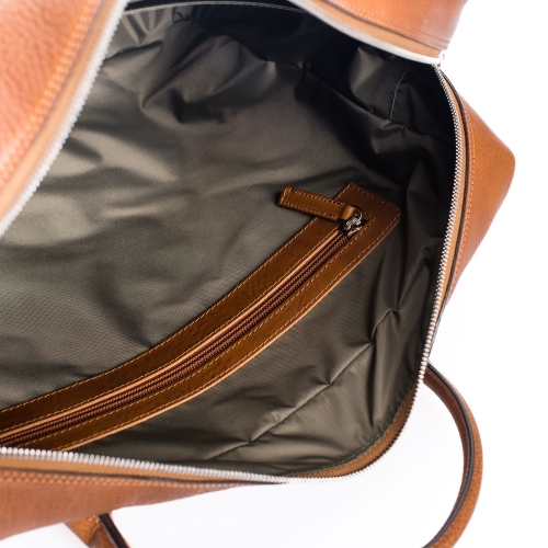 KRYSL GOODS LEATHER BRIEFCASE BROWN