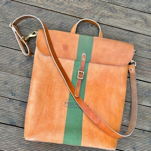 KRYSL GOODS LEATHER SHOULDER BAG VEGETABLE TAN