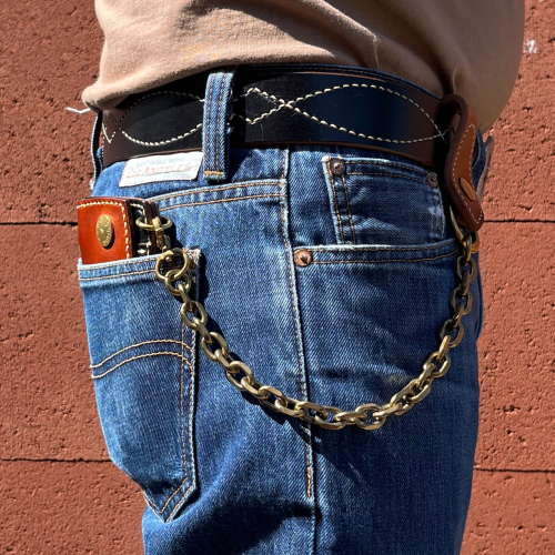 KRYSL GOODS WALLET ANCHOR CHAIN SADDLE TAN