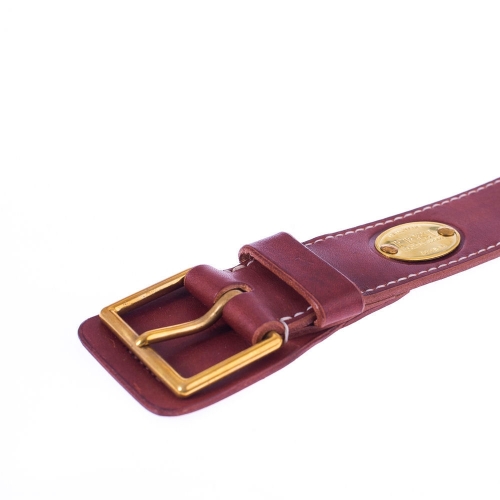 KRYSL GOODS HANDMADE BELT VZ.33-M/BROWN